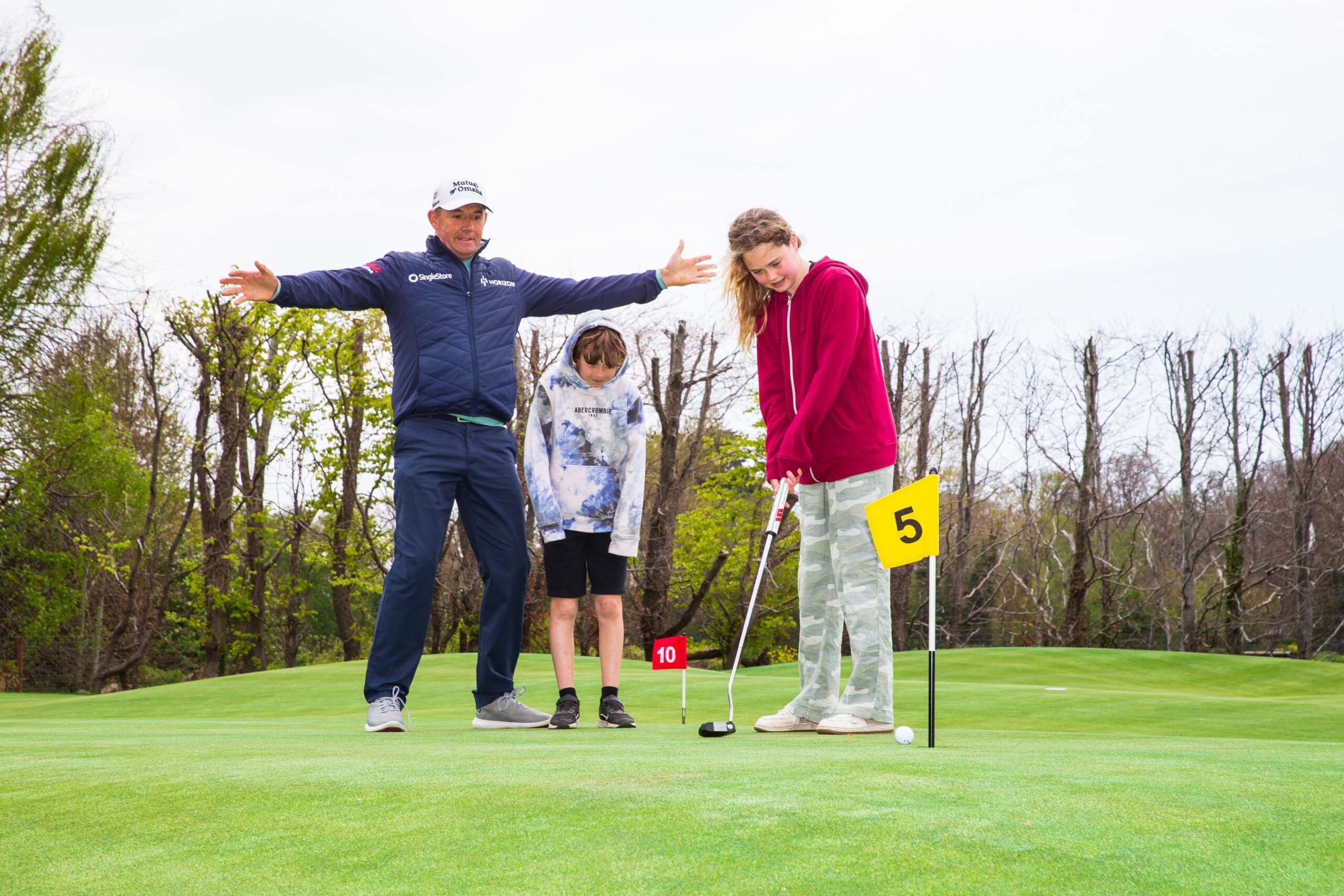 Padraig Harrington opens Marlay Putting Green in Dublin